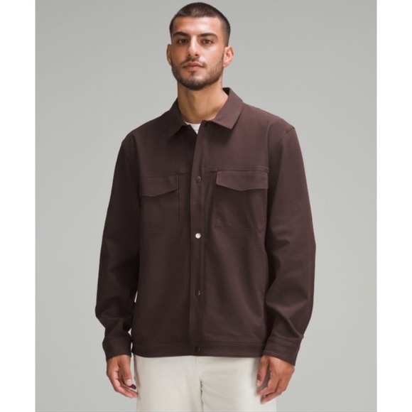 NWT Lululemon Twill Utility Jacket - Brown - Size Large Water-Repellent Espresso - Picture 1 of 5